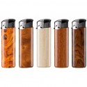 5 Piezo Woodyprint Aanstekers